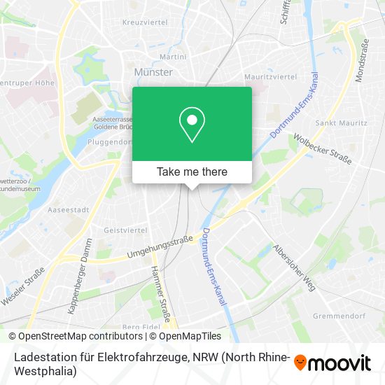 Ladestation für Elektrofahrzeuge map