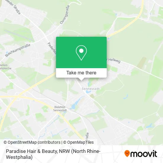 Карта Paradise Hair & Beauty