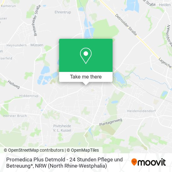Promedica Plus Detmold - 24 Stunden Pflege und Betreuung* map