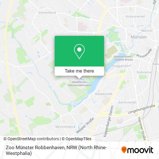Zoo Münster Robbenhaven map