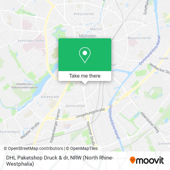 DHL Paketshop Druck & dr map