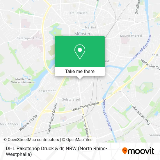 DHL Paketshop Druck & dr map