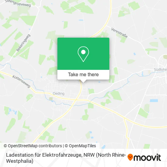 Карта Ladestation für Elektrofahrzeuge