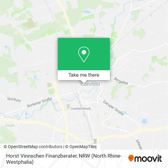 Карта Horst Vinnschen Finanzberater