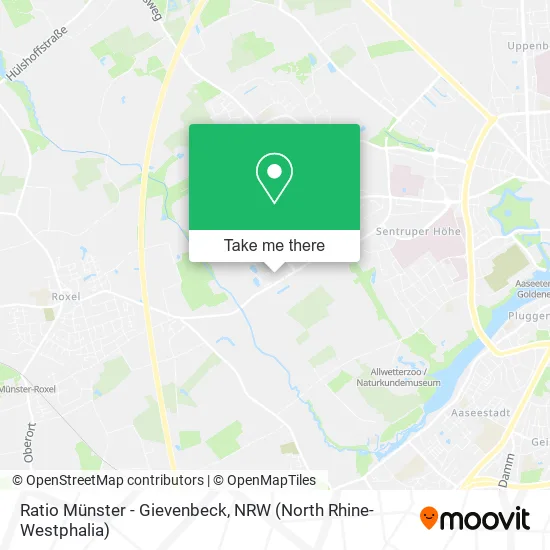 Карта Ratio Münster - Gievenbeck