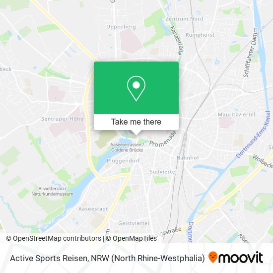 Active Sports Reisen map