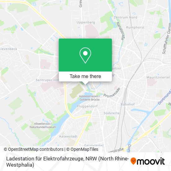 Ladestation für Elektrofahrzeuge map