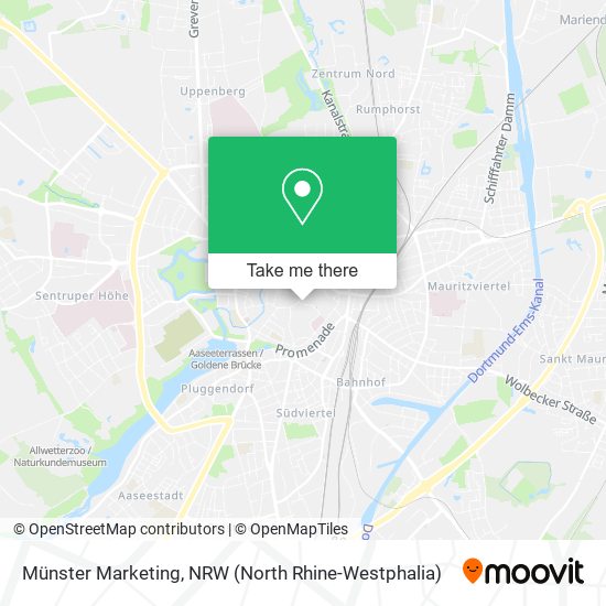 Münster Marketing map