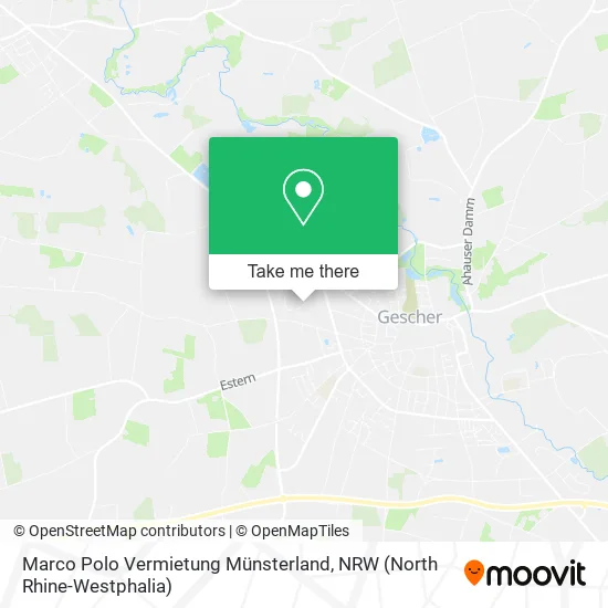 Карта Marco Polo Vermietung Münsterland