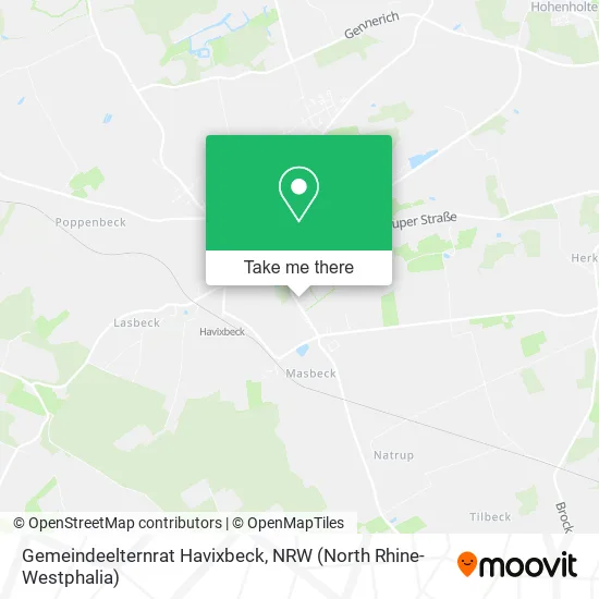 Карта Gemeindeelternrat Havixbeck