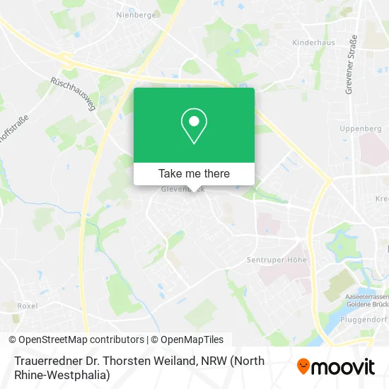 Карта Trauerredner Dr. Thorsten Weiland