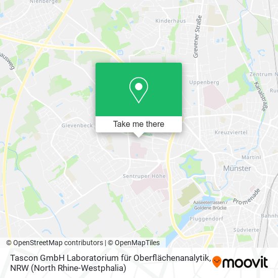 Карта Tascon GmbH Laboratorium für Oberflächenanalytik