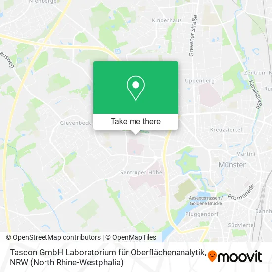 Карта Tascon GmbH Laboratorium für Oberflächenanalytik