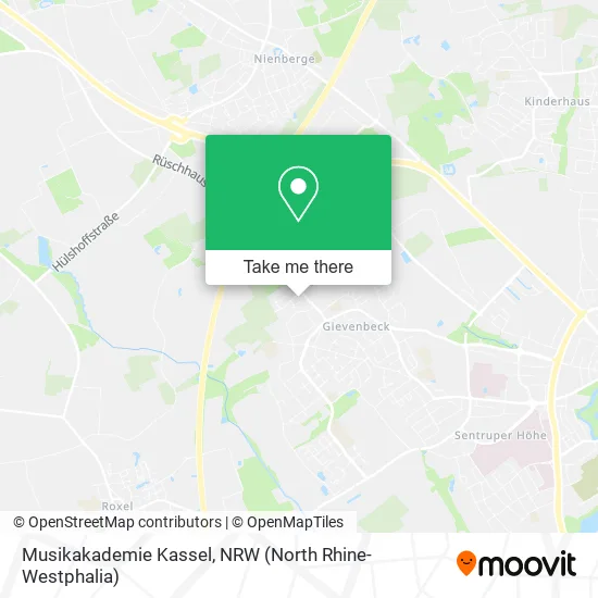 Musikakademie Kassel map