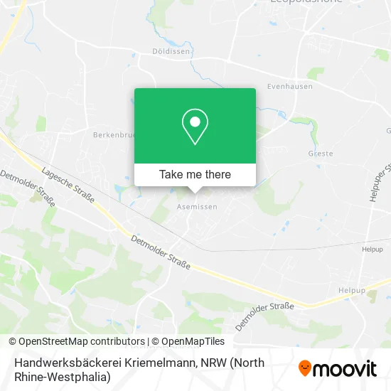 Карта Handwerksbäckerei Kriemelmann