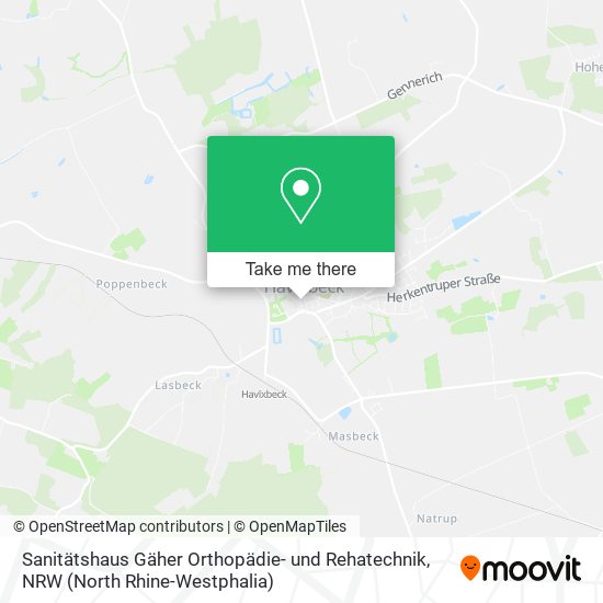Sanitätshaus Gäher Orthopädie- und Rehatechnik map