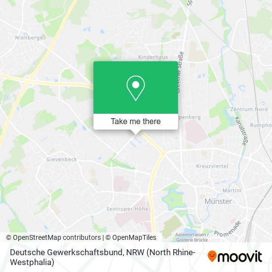 Deutsche Gewerkschaftsbund map
