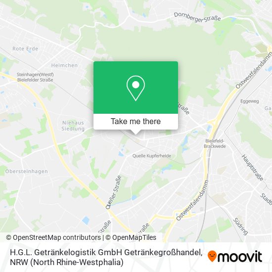 H.G.L. Getränkelogistik GmbH Getränkegroßhandel map