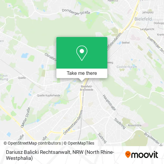 Карта Dariusz Balicki Rechtsanwalt