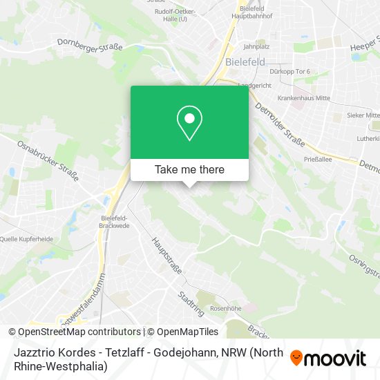 Jazztrio Kordes - Tetzlaff - Godejohann map