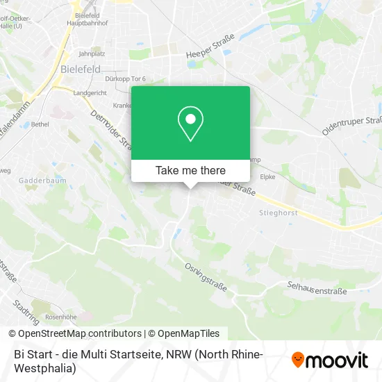 Карта Bi Start - die Multi Startseite