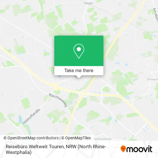 Карта Reisebüro Weltweit Touren