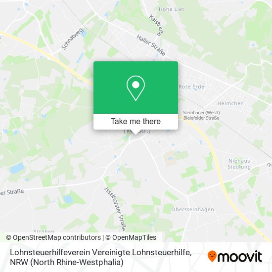 Lohnsteuerhilfeverein Vereinigte Lohnsteuerhilfe map
