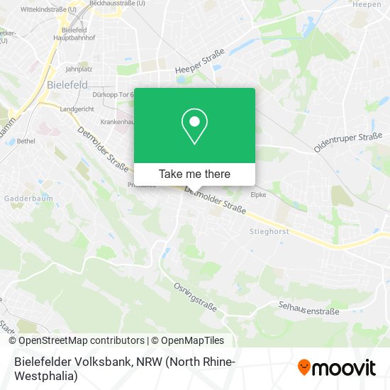 Bielefelder Volksbank map
