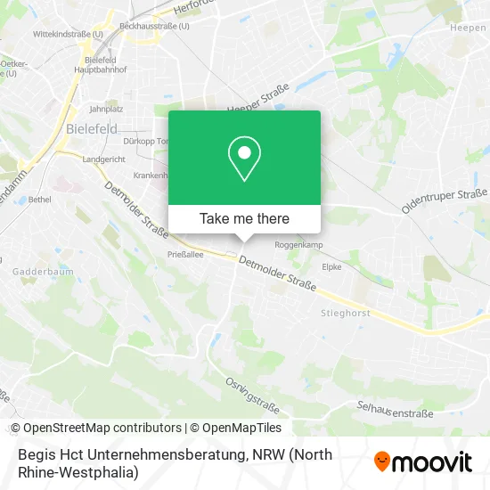 Карта Begis Hct Unternehmensberatung