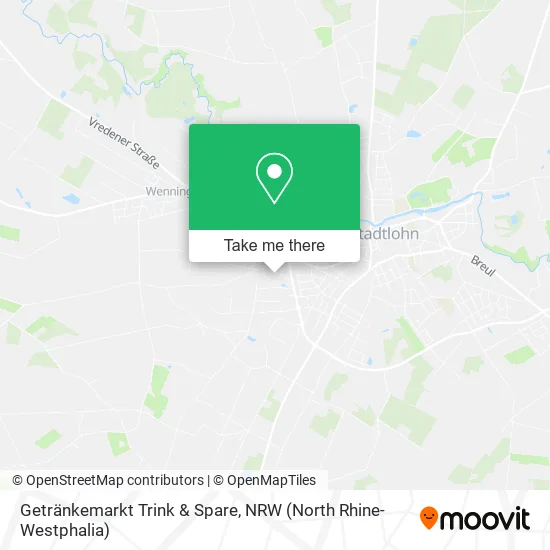 Карта Getränkemarkt Trink & Spare