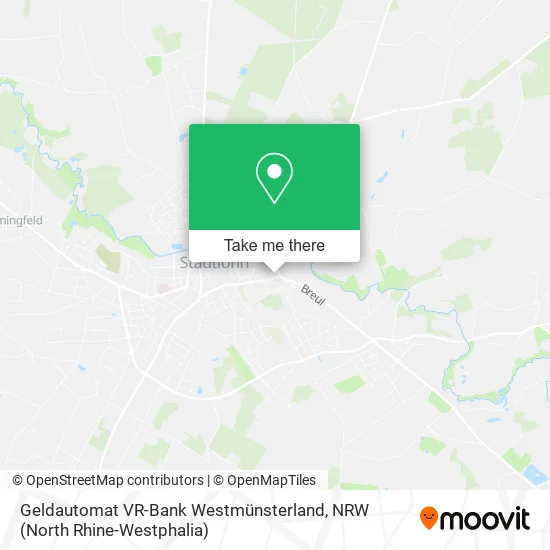 Карта Geldautomat VR-Bank Westmünsterland