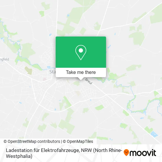 Карта Ladestation für Elektrofahrzeuge