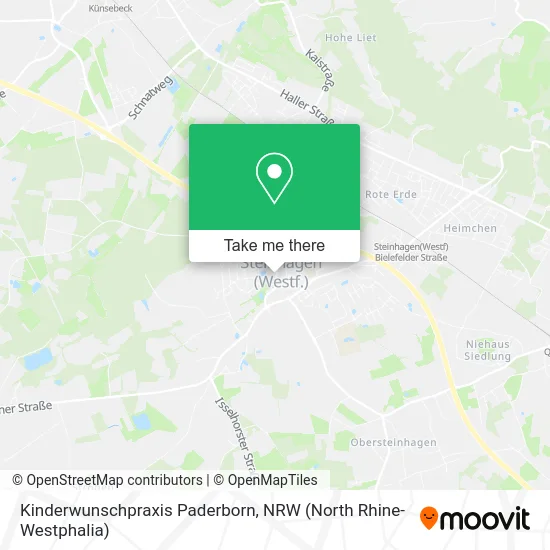 Kinderwunschpraxis Paderborn map