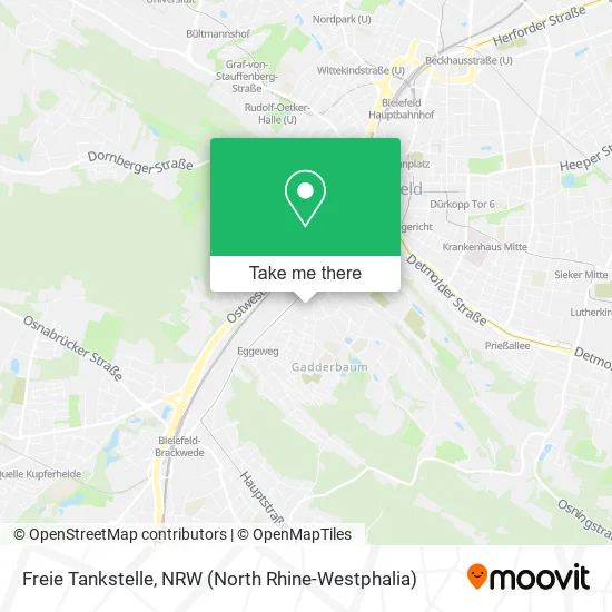 Карта Freie Tankstelle