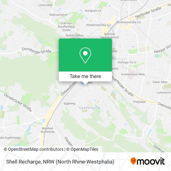 Shell Recharge map