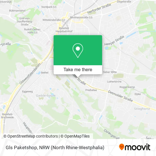 Карта Gls Paketshop