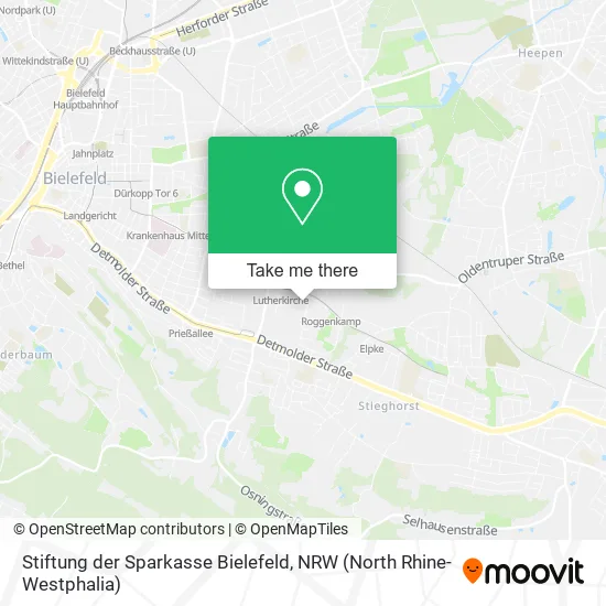 Карта Stiftung der Sparkasse Bielefeld