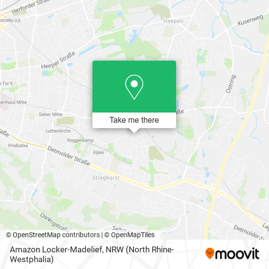 Карта Amazon Locker-Madelief