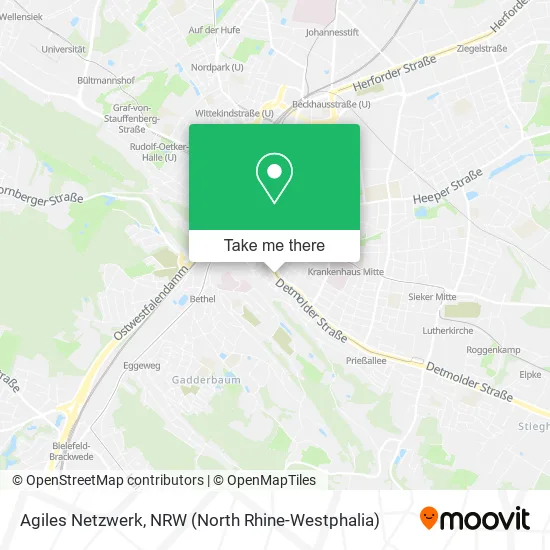 Карта Agiles Netzwerk