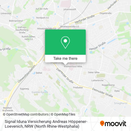 Signal Iduna Versicherung Andreas Höppener-Loevenich map