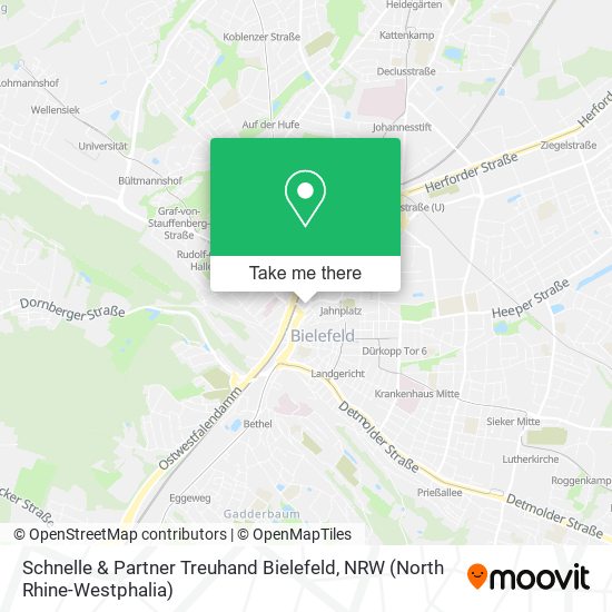 Schnelle & Partner Treuhand Bielefeld map