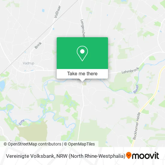 Карта Vereinigte Volksbank