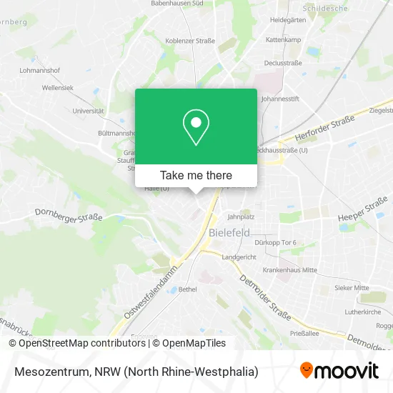 Карта Mesozentrum