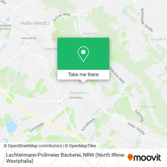 Карта Lechtermann-Pollmeier Bäckerei