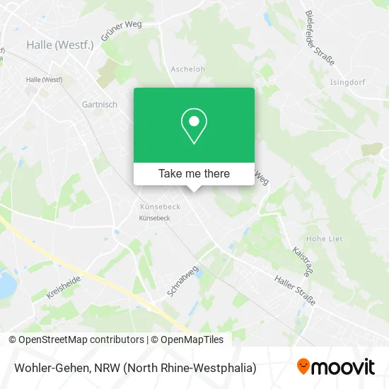 Карта Wohler-Gehen