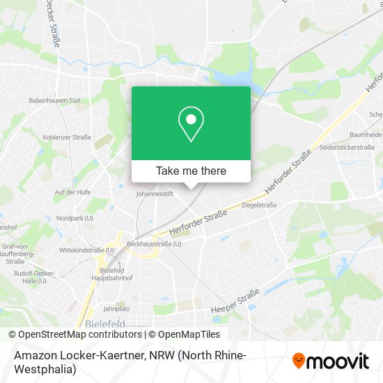 Amazon Locker-Kaertner map