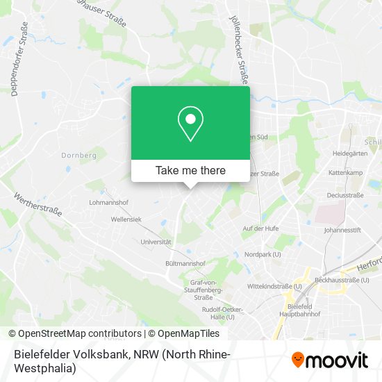 Bielefelder Volksbank map