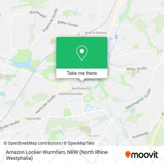 Карта Amazon Locker-Wurmfarn