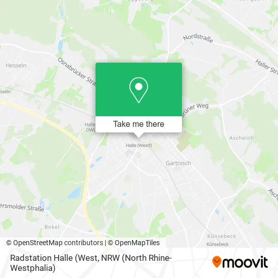 Карта Radstation Halle
