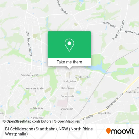 Bi-Schildesche (Stadtbahn) map